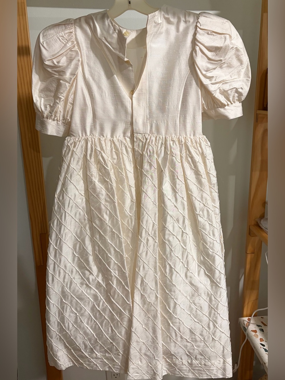Isabel Garreton Ivory Puff-Sleeve Formal Girls Dress - Picture 2 of 12